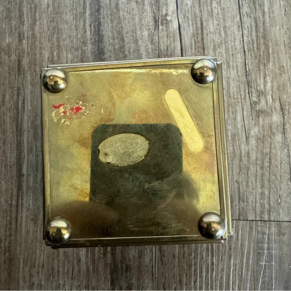 Vintage 90s stained glass angel trinket box - Picture 7 of 7